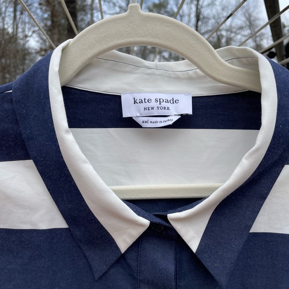 kate spade Sailor Striped Shirt Dress - Picture 5 of 10